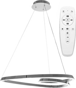 Plafondlamp Ophanglus LED Afstandsbediening APP798-cp Chroom