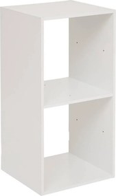 5Five Mix n' Modul Boekenkast - 2 Vakken - 34.5 x 32 x 67.6 cm - Wit