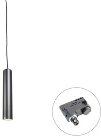 Design hanglamp zwart incl. rail adapter 3-fase - 3-Phase Tuba small Modern GU10 cilinder / rond Binnenverlichting Lamp