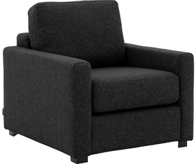 Goossens Fauteuil Lucca, Fauteuil klein arm smal 12 cm
