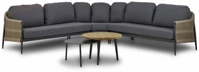 Hoek loungeset 5 personen Aluminium/Rope Taupe  Coco Romeo/Montana