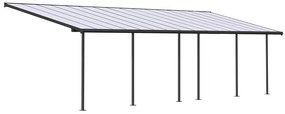 Aluminium terrasoverkapping Sierra Palram - Canopia 3 x 9,71 m grijs