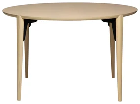 Dan-Form Paragon Ronde Design Eettafel Eiken White-washed - 122 X 122cm.