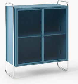 Metalen vitrinekast Robyn met glazen voorzijde