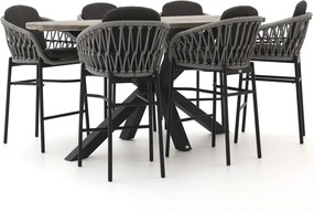Barset Bellagio | 6 personen teakhout | Tuinset stapelbaar | 7-delig | Kees Smit Tuinmeubelen