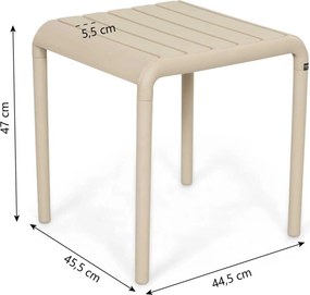 Bistroset 2 personen  Kunststof Zand/Beige Domani Furniture Alba