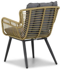 Tuinset 4 personen 180 cm Wicker/Aluminium/Aluminium/wicker Taupe Coco Azzano/Forest