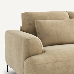 3-zits sofa in stonewashed fluweel, Marsile