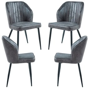 Pakket van 4 Wenye-stoelen