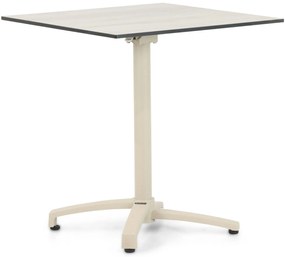 De Laan Projects Laan Marano Bistrotafel X Aluminium Taupe