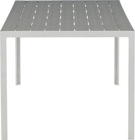 The Outsider Tuintafel - Toscane - Wit/Grijs - Alu/Polywood - 205x90 cm - The Outsider