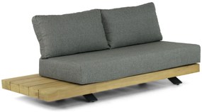Hoek loungeset 6 personen Teak Old teak greywash  Santika Furniture Santika