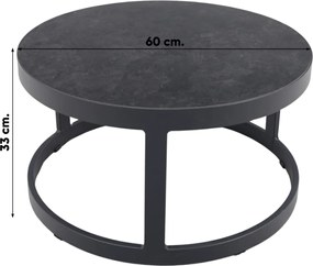 Boston/Rhodos stoel - 3-zitsbank loungeset - 5-delig