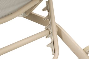 Domani Furniture Bellorio Ligbed Verstelbaar Aluminium Zand/Beige