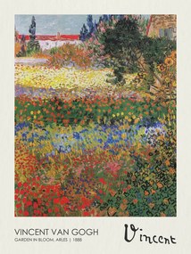 Kunstreproductie Garden in Bloom, Arles (1888), Vincent van Gogh