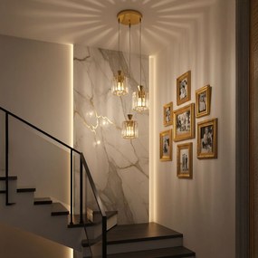 Hanglamp EBT026-3CP GOLD