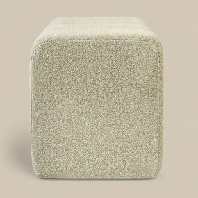 Halbankje Zachte Stof Naturel 72 Cm