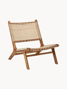Teakhouten loungestoel Keila