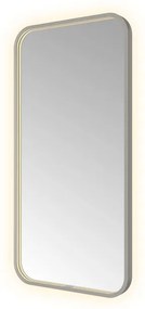 Hotbath &MORE Spiegel direct en indirect LED spiegelverwarming color changing dimbaar met afstandsbediening Geborsteld gunmetal PVD SSQ510BGP