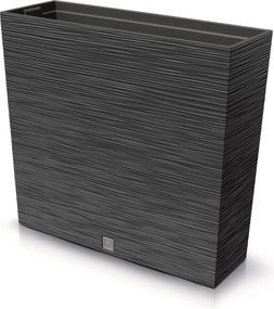 Prosperplast Furu Case Tower Plantenbak - Antraciet - 77 cm - Met Inzet