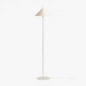 Staande Lamp Van Ijzer Aziel Tapioca Beige - Sklum
