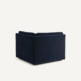 Modulaire 90° hoek in chenille fluweel, GIULIANO