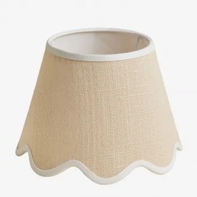 Berner Lampenkap Ø25 Cm & Natuurlijke Jute - Wit Katoen - Sklum
