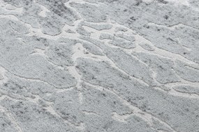 Tapijt MEFE modern  Rond ,  6182 Beton - Structureel,  twee poolhoogte , grijskleuring
