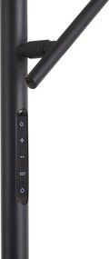 Moderne vloerlamp zwart incl. LED dimbaar - Divana