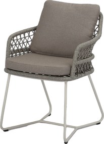 Taranto dining tuinstoel natural sand rope latte