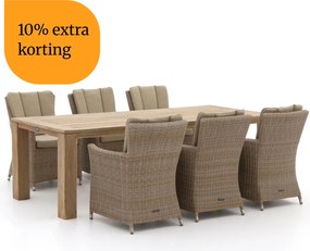 + 10% kassakorting | Diningset Intenso | 6 personen | Tuinset teakhout | 7-delig | Kees Smit Tuinmeubelen