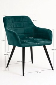 Stoel Mirova Fluweel