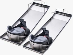 VEVOR Concrete Knee Boards Afmetingen Betonnen Plaat 70 x 20 x 10 cm RVS Boards met Kniebeschermers Gewicht van het Artikel 5,1 kg Sliders for Concrete, Knieplank in Cement voor het Afwerken van Beton