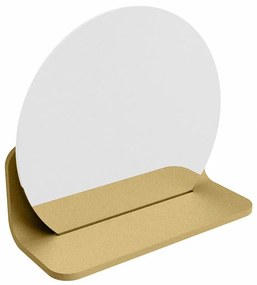 Mondiaz Spot spiegel rond Ø30cm met planchet oro