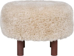 Inverness Poef Fluffy - Light Brown