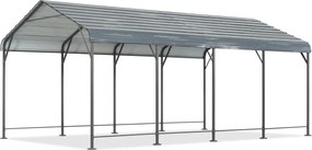 Metalen carport Texas 3,6 x 6 m Tuinpunt antraciet