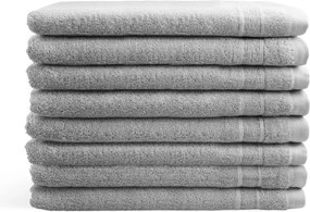 Washandjes DoubleLife Recycled Cotton Collectie– 8 stuks – 16×21 – sandy grey