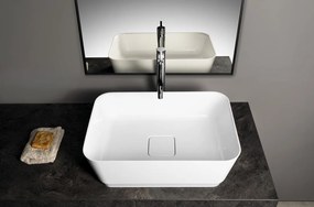 Polysan Banera waskom vierkant 50x36cm wit glans