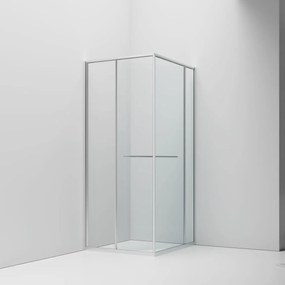 SaniGoods Harper douchecabine met schuifdeur 90x90x200cm chroom