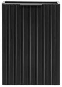 Comad Adele Black fonteinkast met ribbelfront 40x20cm zwart