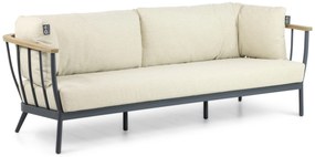 Stoel en Bank Loungeset 5 personen Aluminium/Teak Grijs  Apple Bee Condor