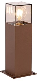 Smart staande buitenlamp roestbruin 30 cm incl. Wifi P45 - Denmark