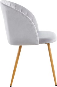 Set 6 Velt Fluwelen Stoelen