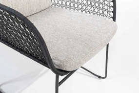 4 Seasons Outdoor Aprilla dining chair antraciet * Sale *      zwart weerbestendig