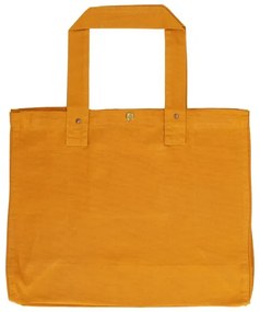 Shopper, bio-katoen, honinggeel, 38 x 22 x 44 cm