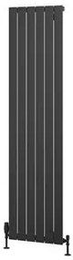 Eastbrook Addington type 10 radiator 45x180cm aluminium 1225W antraciet