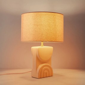 Lamp in keramiek en linnen, Topia