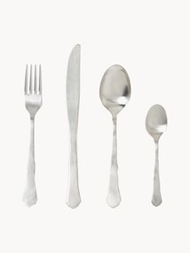 Geborstelde bestekset '700, 6 personen (24-delig)