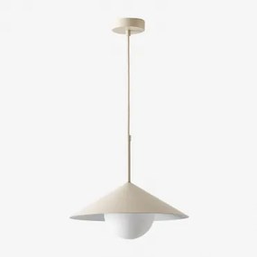 Bagioli Hanglamp Van Ijzer Tapioca Beige - Sklum