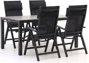 Diningset Bellagio | 4 personen | Tuinset polywood | 5-delig | Kees Smit Tuinmeubelen